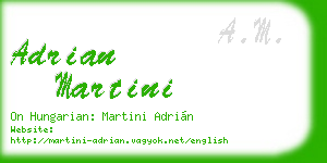 adrian martini business card